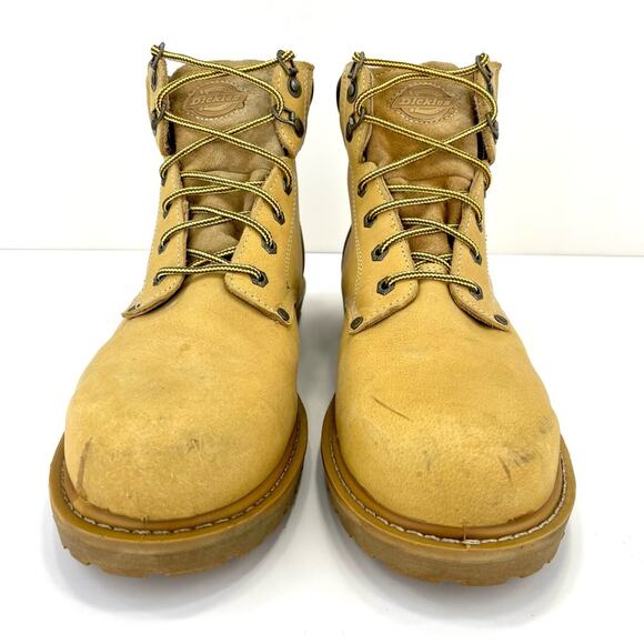 Dickies Raider Plus-ST EH Men Work Safety Boots Size 13 Yellow Leather Steel Toe - Picture 9 of 16